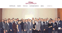 Desktop Screenshot of heritagewinecellars.com